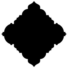 Islamic Label Emblem Shape Glyph Pictogram symbol visual illustration