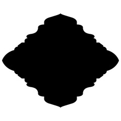 Islamic Label Emblem Shape Glyph Pictogram symbol visual illustration
