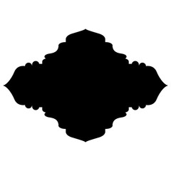 Islamic Label Emblem Shape Glyph Pictogram symbol visual illustration
