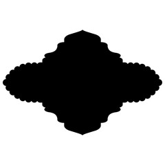 Islamic Label Emblem Shape Glyph Pictogram symbol visual illustration