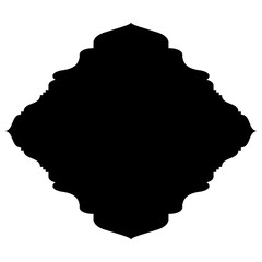 Islamic Label Emblem Shape Glyph Pictogram symbol visual illustration