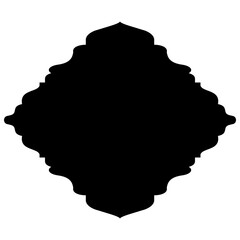 Islamic Label Emblem Shape Glyph Pictogram symbol visual illustration