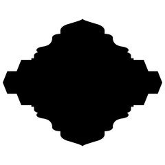 Islamic Label Emblem Shape Glyph Pictogram symbol visual illustration