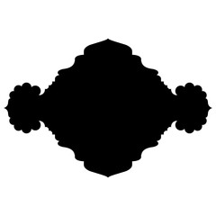 Islamic Label Emblem Shape Glyph Pictogram symbol visual illustration