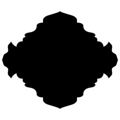 Islamic Label Emblem Shape Glyph Pictogram symbol visual illustration