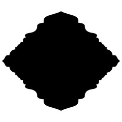 Islamic Label Emblem Shape Glyph Pictogram symbol visual illustration