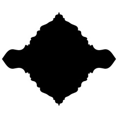 Islamic Label Emblem Shape Glyph Pictogram symbol visual illustration