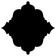 Islamic Label Emblem Shape Glyph Pictogram symbol visual illustration