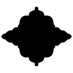 Islamic Label Emblem Shape Glyph Pictogram symbol visual illustration