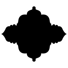 Islamic Label Emblem Shape Glyph Pictogram symbol visual illustration