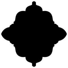 Islamic Label Emblem Shape Glyph Pictogram symbol visual illustration