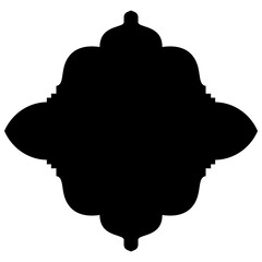 Islamic Label Emblem Shape Glyph Pictogram symbol visual illustration