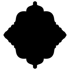 Islamic Label Emblem Shape Glyph Pictogram symbol visual illustration