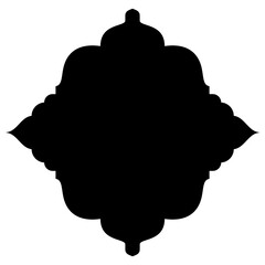 Islamic Label Emblem Shape Glyph Pictogram symbol visual illustration