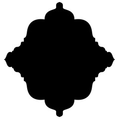 Islamic Label Emblem Shape Glyph Pictogram symbol visual illustration