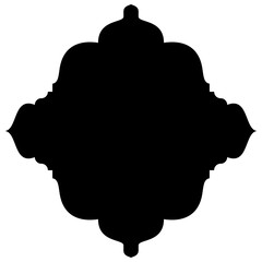 Islamic Label Emblem Shape Glyph Pictogram symbol visual illustration