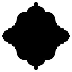 Islamic Label Emblem Shape Glyph Pictogram symbol visual illustration