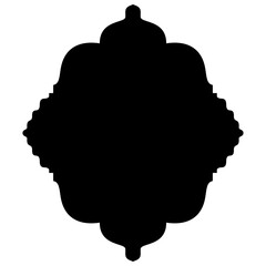 Islamic Label Emblem Shape Glyph Pictogram symbol visual illustration