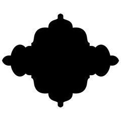 Islamic Label Emblem Shape Glyph Pictogram symbol visual illustration