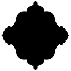 Islamic Label Emblem Shape Glyph Pictogram symbol visual illustration
