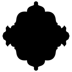 Islamic Label Emblem Shape Glyph Pictogram symbol visual illustration