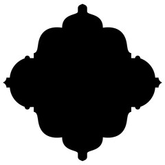 Islamic Label Emblem Shape Glyph Pictogram symbol visual illustration