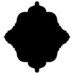 Islamic Label Emblem Shape Glyph Pictogram symbol visual illustration