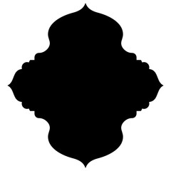 Islamic Label Emblem Shape Glyph Pictogram symbol visual illustration