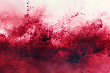 Abstract Red Ink Background