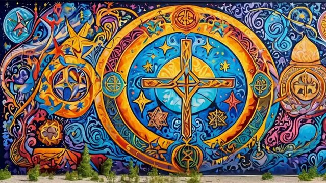 thai art painting