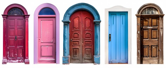 Colorful Doors Collection for Your Home

