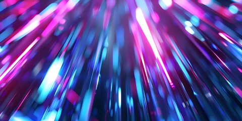 Futuristic Prism Art: Abstract Holographic Background with Blue and Purple