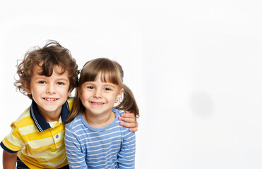 children with a smile