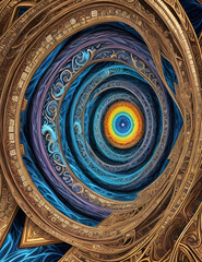 Fototapeta premium background with shapes