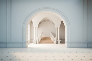 Architecture staircase building entrance.