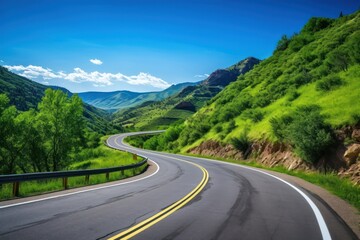 Fototapeta premium Road outdoors highway freeway.