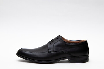 Sole for shoes, Black Shoe sole close-up isolated on white background.	
