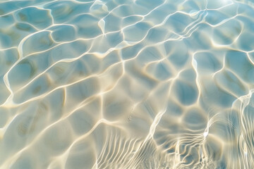 Abstract background of clear water in the pool