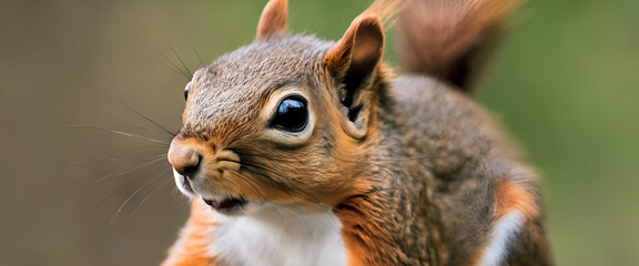 Curious Observer: Squirrel in Natural Setting Generative AI