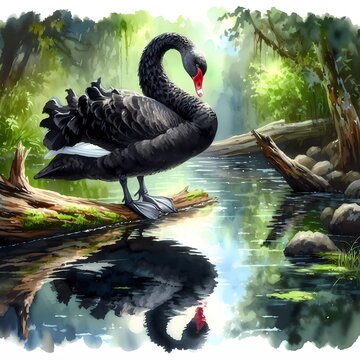 Schwarzer schwan