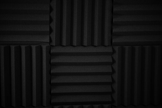 Acustic foam panels studio background 