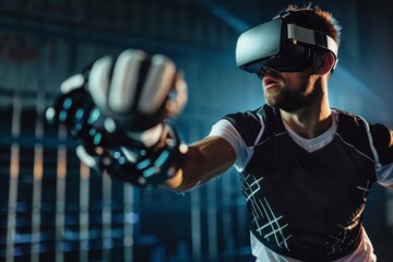 The integration of virtual reality in sports training provides athletes with immersive experiences that improve technique and decisionmaking under pressure, science concept