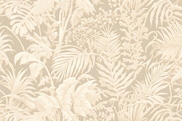Oriental toile art style with pale various color monstera wallpaper pattern nature backgrounds.