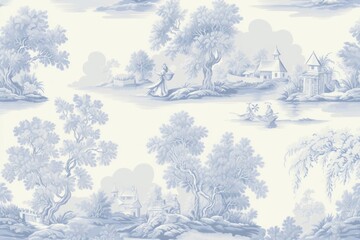 Water landscape wallpaper drawing.