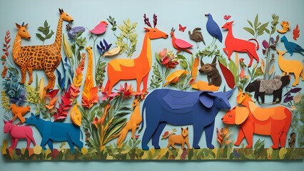 animals in forest and others