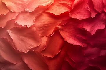 Rose Red Petal Textured Gradient Background: Soft Rose to Deep Crimson