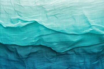 Turquoise Blue Wave: Textured Gradient from Pale to Deep Teal