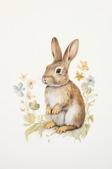 Fototapeta premium A rabbit rodent animal mammal.