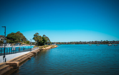 Fototapeta na wymiar The Bay Run Sydney: Beautiful scenery along the route.