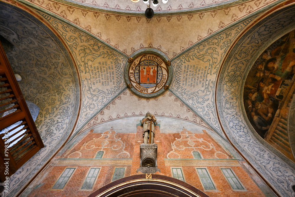 Wall mural copenhagen city hall - denmark